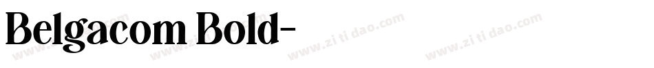 Belgacom Bold字体转换